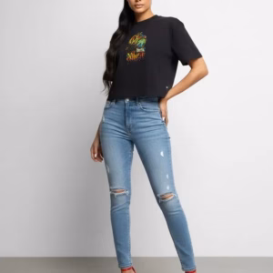 Rio de Janeiro Girls Frauen Premium Oversized Bio Cropped T-Shirt