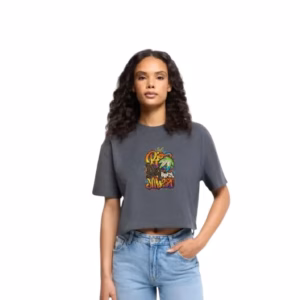 Rio de Janeiro Girls Frauen Premium Oversized Bio Cropped T-Shirt