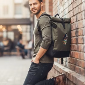 Skull Only Rolltop Rucksack