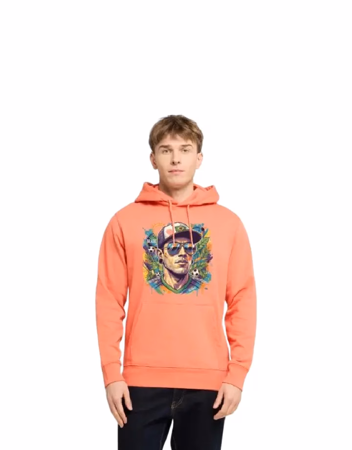 Soccer Player Brazil Hoodie