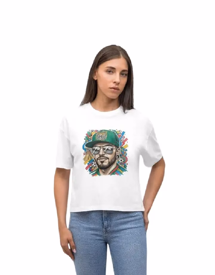 Soccer Player Mexico Boxy Tshirt