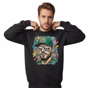 Soccer Player Mexico Sweatshirt