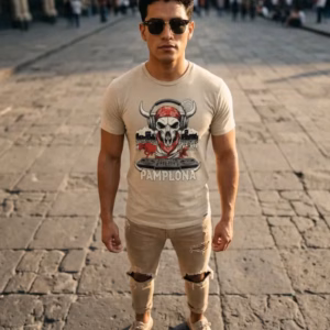 skull sanfermines pamplona JAKO TShirt