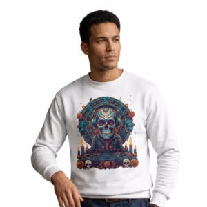 dj dia de los muertos Oversized Langarmshirt