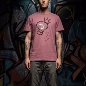 skull crown punk punk punk maenner tshirt