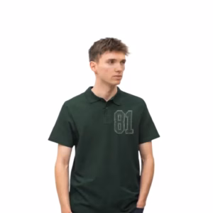 number 81 poloschirt maenner