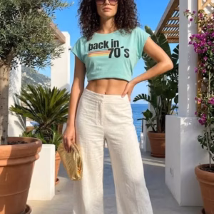 back in 70 Frauen Top