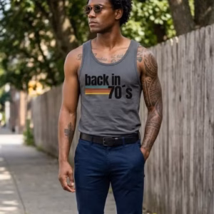 back in 70 Maenner TankTop